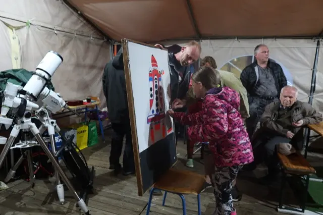 Archivní fotografie Astronomického klubu